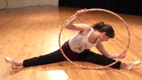 stretching-with-a-hula-hoop